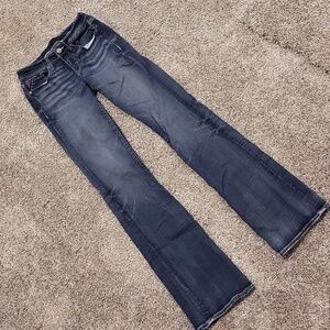 Buckle Black boot cut jeans